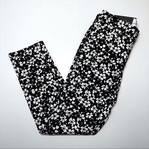 Banana Republic Sloan fit pants, black/white